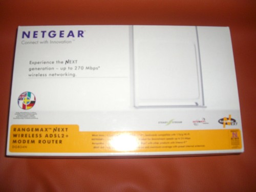Netgear dg834n rangemax - netgear,