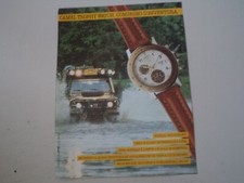 advertising Pubblicità 1990 CAMEL TROPHY WATCH MULTICHRONO