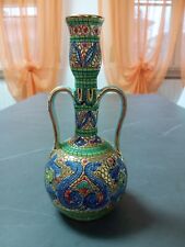 VASO ANFORA STILE BIZANTINO DECORATO A MANO