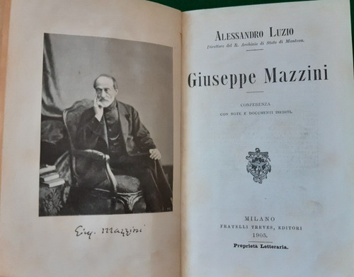 1905 luzio giuseppe mazzini - a.,
