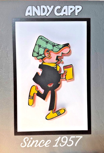 Andy capp quadro artigianale - andy,