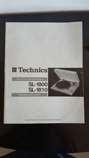 TECHNICS SL-1800 MANUALE D'USO ORIGINALE