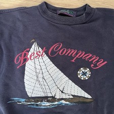 Felpa Best Company Taglia L Barca a Vela Sweatshirt Paninaro Olmes Carretti