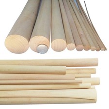 Bastoncini artigianali tondi in legno - pali tasselli in legno duro - lunghezza 300 mm diametro 3-50 mm