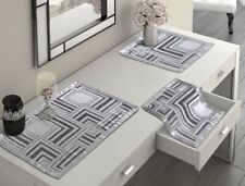 Centrini tris 3 pezzi Fantasia Moderna Elegante Made in Italy Alta Qualità