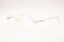 VALENTINO montatura occhiali vista, acetato trasparente V logo, Vintage 1990s