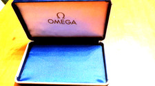 Omega vintage blue velvet