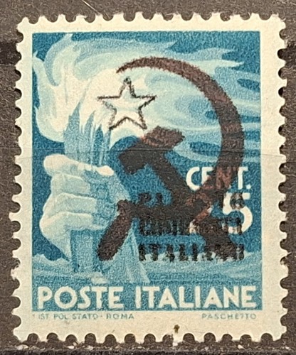 Francobollo con sovrastampa - con,