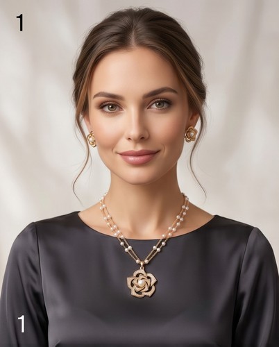 Collana elegante con ciondolo - elegante,