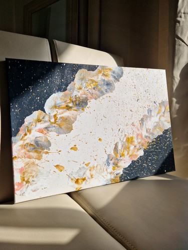 Quadro acrilico fluido grande
