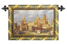 Bellezza senza tempo del paesaggio urbano del Duomo di Palermo con il nostro jacquard tessuto