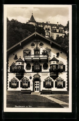 Neubeuern inn davanti - ak,