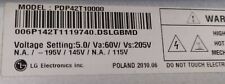 Lg 42pj250-zc.bpilljp display ricambio usato per tv plasma 42" funzionante