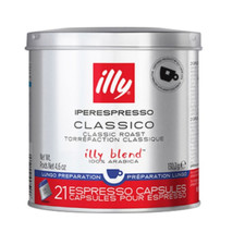 illy classico lungo 21ea capsule caffè per macchina x-7 130,2g
