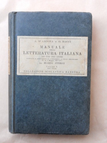 Manuale della letteratura - della,