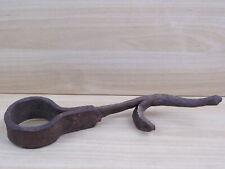 CARDINE GRANDE CERNIERA IN FERRO BATTUTO per porta portone cancello antico di