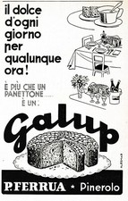 PUBBLICITA' 1956 PANETTONE