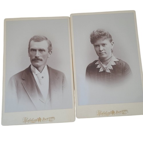 Antique cabinet card - card, photos