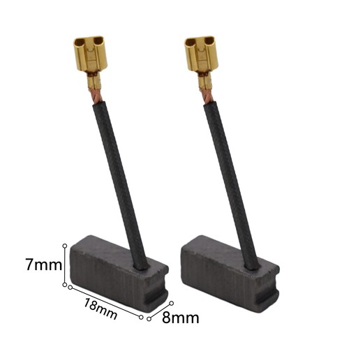 Spazzole carbone 7x8x18 mm - carbone,