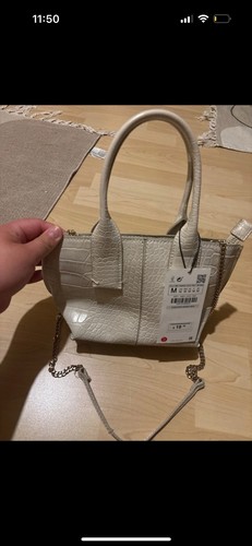 Borsa shopper zara beige - shopper,