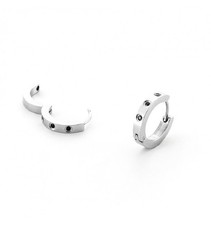 4US CESARE PACIOTTI  ORECCHINI  UOMO   ACCIAIO  4UOR7079   NUOVO