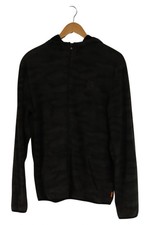 Felpa uomo cappuccio Chapter taglia 48/M nera camouflage casual