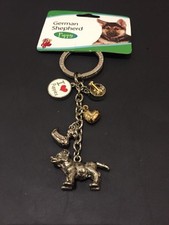 Brand New Dog Keyring German