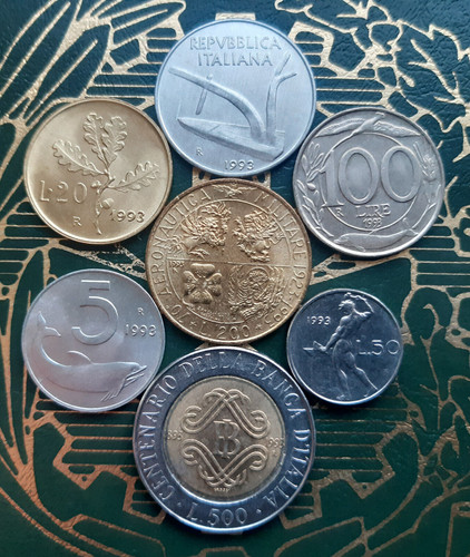 Monete in lire - lire, del