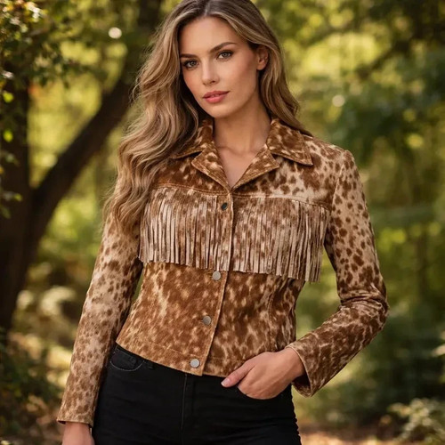 Giacca donna boho western