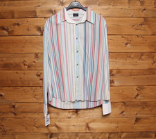 Camicia TRUSSARDI Jeans  tg. 40 Usato (Sa1794) Colorata Vintage in Cotone