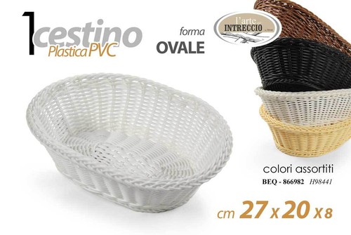 Cestino porta pane - cesta, ovale
