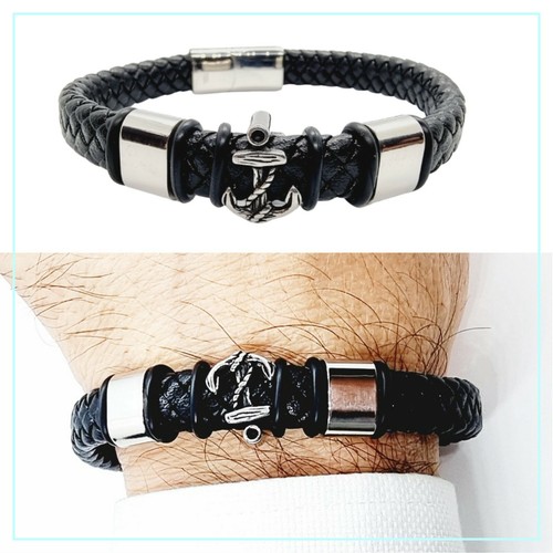 Bracciale uomo acciaio e - da,
