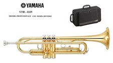 YAMAHA YTR3335 TROMBA PROFESSIONALE SiB LACCATA ORO CON POMPA REVERSE YTR 3335