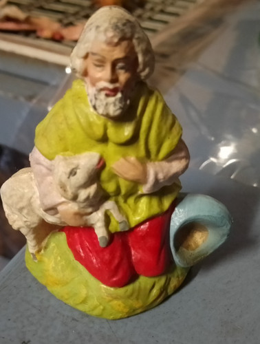 Presepio pastore anni 70 - cm,