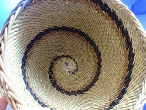 Cestino vintage tessuto - vintage,