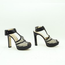 TWIN-SET SIMONA BARBIERI Usate Numero EU 36  (Cod.CS1833) in Pelle Nere