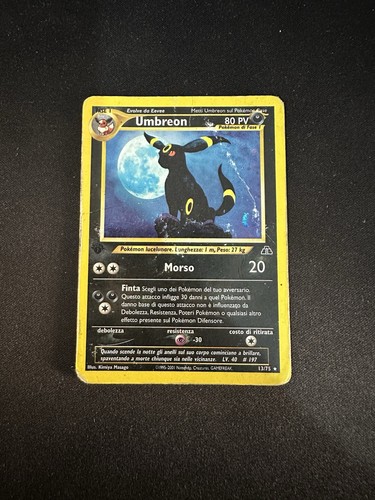 Umbreon holo prima edizione - prima,