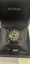 Seiko 5 Sports SRPJ37K1 quadrante mimetico PVD nero automatico 42,5 mm data giorno - nuovo