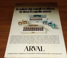 Pubblicità lozione capelli Arval (1973)