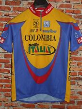 COLOMBIA SELLE ITALIA SANTINI MAGLIA BICI CICLISMO SHIRT MAILLOT CYCLISM tg. XXL