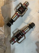 PEDALI MTB CROSS CICLOCROSS CRANKBROTHERS EGGBETER 3 RED ROSSI ACCIAIO 280 GR.