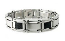 Bracciale uomo in acciaio inox