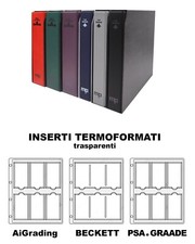 RACCOGLITORE O PAGINE TERMOFORMATE PER CARD CARTE GRADATE