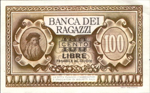 Figurina banco gioco banca - figurina,