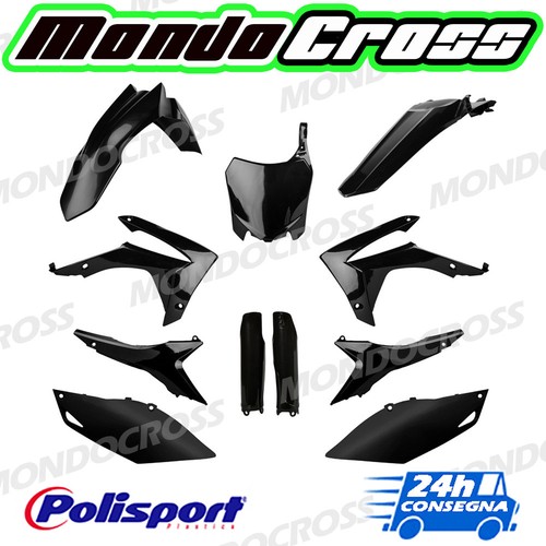 Kit plastiche polisport nero - polisport,