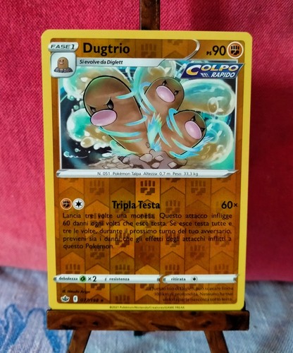 Pokémon dugtrio 077 198 - dugtrio, #077/198