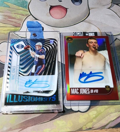 Mac jones rookie auto - jones,