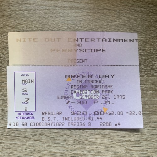 Green day 1995 - 1995, agridome