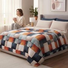 Trapunta invernale Una Piazza e mezza Zambaiti in microfibra Merida 220x260 cm