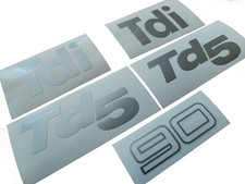 90 Td5 tdi adatto per Defender - decalcomanie / adesivi laterali posteriori a...